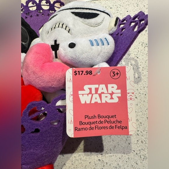 Star Wars Valentines Day Plush Bouquet Darth Vader & Stormtrooper 14" 5 … - Picture 2 of 4